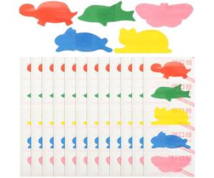 TEHAUX 4 Boxes Animals Shaped Breathable Bandages Cartoon Bandages Stickiness Easy to Tear Non-Woven Fabric Portable First Aid for Boys