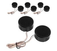 TEHAUX 4 Pairs Car Dome Tweeter Speakers, Vehicle Horn Speaker System for Car Audio Upgrade, Compact High-frequency Loudspeakers for Automotive Sound Enhancement