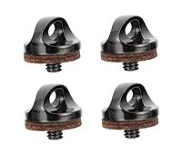 TEHAUX 4 Pieces Camera Neck Strap Screw with Wooden Washer Mounting Screws for Neck Sling Strap Durable and Easy to Install for DSLR and Mirrorless Cameras