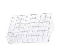 TEHAUX 40-Grid Lipstick Rack Ps Injection Molded Lip Gloss Organizer Holder Nail Polish Display Stand Cosmetic Storage for Makeup Vanity