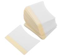 TEHAUX 40pcs Organic Cotton Eye Makeup Remover Pads for Eyelash Extensions, Absorbent Facial and Nail Cleansing Cotton Rounds, Lash Extension Pads for Salon and Skincare Use