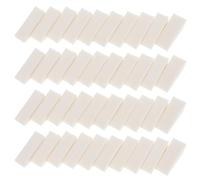 TEHAUX 40pcs Triangular Makeup Nail Art Sponges for Even Blending, Multipurpose Design, Beige Sponge Applicators on The Go Touchups with Foundation, Blush and Eye Shadow