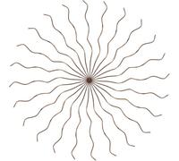 TEHAUX 40pcs Wavy Rattan Diffuser Sticks Replacement Reeds for Essential Oil Aromatherapy Home Fragrance Diffuser Refill Sticks Natural Brown Scented Decor