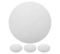 TEHAUX 4pcs Circular Canvas Board 40cm Round Stretched Canvas for Painting Compatible with Multiple Oil Paints Firm Material for Artistic Practice and Art Education Beginners and Seasoned