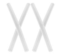 TEHAUX 4pcs Double-Ended Silicone Lip Gloss Applicator and Eyeshadow Blending Brush Set with Lids, Head Makeup Brushes for Travel and Lip Mask Application