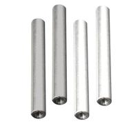 TEHAUX 4pcs Electrolyzer Science Parts Iron and Aluminum Rods for Precision Water Testing with Lightweight Design in Travel and Offices