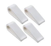 TEHAUX 4pcs Ergonomic Laptop Heightening Stand Silicone Plastic Adjustable Notebook Riser Cooling Holder for Multiple Laptop Scratch-resistant Support for Desk Use