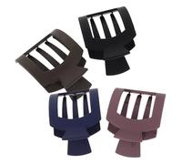 TEHAUX 4pcs Large Square Matte Hair Claw Clips for Women with Strong Non-slip Grip and Shark Clip Structure, for Daily Styling and Formal Occasions
