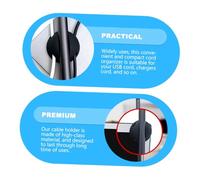 TEHAUX 4Pcs Magnetic Cable Clips Silicone Wire Organizer for Home Office Desk Convenient Multi-use Cord Holder Protecting Cables From Damage and Tidy USB Chargers