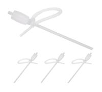 TEHAUX 4pcs Manual Siphon Pump and Liquids, Plastic Hand Siphon Pump with Space Saving Design, Versatile Application for Home the Go Use