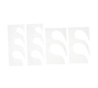 TEHAUX 4pcs Patchwork Ruler Template Unique Clothing Plastic Templates Multi-purpose Patchwork Ruler for Diy Sewing Supplies