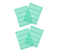 TEHAUX 4pcs Plastic Bunny Feet Pads Floor Mats for Small Animals with High Toughness Material, Easy Installation and Cleaning, for Bunny Cages and Pet Habitats