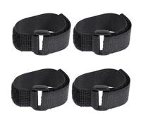 TEHAUX 4pcs Rooster Anti-crowing Collar Adjustable Nylon and Plastic Chicken Neck Strap for Farm and Home Use, Noise Reduction Design