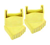 TEHAUX 4Pcs Rubber Ladder Feet Covers Durable Antiskid Pads for Extension and Step Ladders Lightweight Insulation Pads Wear Resistant for Safe Use