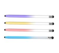 TEHAUX 4pcs Silicone Stylus Pens for Touch Screens Pencil-style Capacitive Drawing Pens for Phones and Tablets High Precision Double-ended Touchscreen with Comfortable Grip for Remote