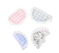 TEHAUX 4PCS Small Animal Christmas Bandana Bib Adjustable Soft Kerchief Accessories for Parrot Hamster Guinea Pig Rabbit Festive Pet Costume and Daily Wear
