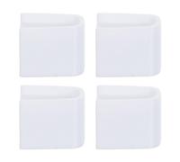 TEHAUX 4pcs Smooth Slide Dimmer Switch Knobs Replacement, Plastic Rotating Light Adjustment Handles Compatible with Lutron Style, Simple Design Dimming Dial for Home Lighting Control