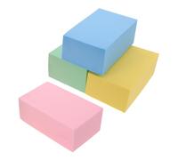 TEHAUX 4pcs Square Bath Sponges for Daily Bath and Shower, Reusable Exfoliating Sponge for Bathing the Body with Quick Drying and Stubborn Dirt Removal, Suitable for Adults and Pregnant