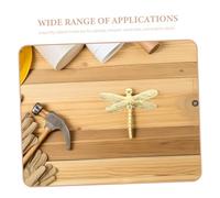 TEHAUX 4pcs Vintage Dragonfly Drawer Knobs Zinc Alloy Decorative Handles for Dressers Wardrobes Cabinets Easy Install Artistic Furniture Pulls