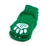 TEHAUX 4pcs Warm Cotton Pet Socks for Small Cats with Protective Christmas Tree Design, Fashionable Winter Socks for Birthday and Holiday Season
