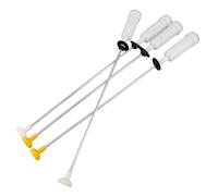 TEHAUX 4pcs Washing Machine Suspension Rod Spring Replacement, 22.2" Washer Shock Absorbers with Adjustable Tub Balancing Dampers for Laundry Appliances