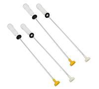 TEHAUX 4pcs Washing Machine Suspension Rod Spring Set, 22.2" Washer Shock Absorber Rods Compatible with Haier, Vibration Dampers for Top Load Washers, Laundry Machine Tub Balancing Parts