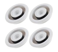 TEHAUX 4sets Silicone Electric Toothbrush Replacement Gaskets Leakproof Seal Rings Compatible with Philips Adult Handle Maintenance Parts