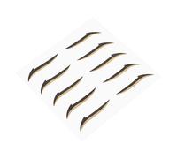 TEHAUX 5 Pairs Eyeliner Stickers Glitter Eye Shadow Stickers with Pe Glue, Easy to Apply and Fade-resistant, for Halloween and Parties Makeup