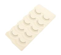 TEHAUX 5 Pairs Small Practice Lashes for Eyelash Extensions Training Fake Natural Lash Strips on Mannequin Head Eye Makeup Supplies for Beginners