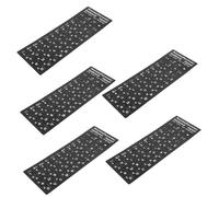 TEHAUX 5 Sheets Russian Keyboard Stickers of Non Transparent Matte Language Stickers for Easy Application Compatible with Laptops and Desktops for Enhanced Typing Experience
