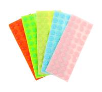 TEHAUX 5 Sheets Silicone Braille Dot Stickers with Raised Tactile Markers for Low Vision Aids and Blind Users, Reusable Adhesive Bump Dots for Everyday Labelling on Home Appliances