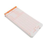 TEHAUX 50 Sheets Company Time Card Monthly Clocking Card Sturdy Design Practical Premium Paper Material for Factory and Warehouse Employee Use