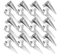 TEHAUX 50pcs Hair Nail Ring Punk Design Hair Braiding Tools Braiding Rack Parting Finger Tool Hook for Cosplay Nail Art Holiday Party