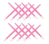 TEHAUX 50pcs Pink Nail Art Tool Set with Cuticle Pusher Rhinestone Picker and Embossing Stylus for Manicure Nail Technician Accessories for Cuticle Maintenance