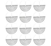 TEHAUX 50pcs Plastic Hair Extension Spacer Pads with Heat Shield Guards and Scalp Protector, Convenient and Practical Hair Extension Tools for Professional Hairdressers