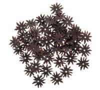 TEHAUX 50pcs Plastic Model Tree Bases for Miniature Scenery with Coffee Colour, Versatile and Easy to Use, for DIY Crafts and Architectural Model Scenery