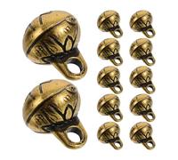 TEHAUX 50pcs Sewing Buttons for Clothes Cheongsam Button Metal Round Shaped Retro Elegant Vintage Design Asian Style Golden Fade Resistant Smooth Handcrafted Finish for Hanfu Costume