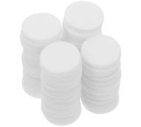 TEHAUX 50pcs White Cotton Aroma Pendant Pads Refill for Essential Oil Necklace Diffuser with Good Water Absorption and Practical Use, Glade Essential Oil Refill for Car Air Freshener