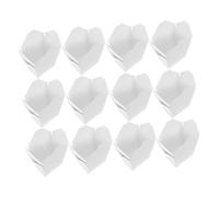 TEHAUX 50pcs White Paper Takeout Food Boxes with Metal Wire Handles Sturdy Chinese Takeout Containers for Fried Rice Chicken Fries Catering Picnic Office Lunch and Fast Food Storage