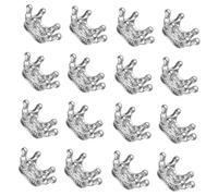 TEHAUX 50pcs Zinc Alloy Crown Spacer Beads for Jewelry Making Large Hole Vintage Style Alloy Beads for DIY Bracelet Necklace Crafts Wear-Resistant Retro Charm Accents