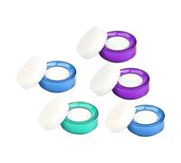 TEHAUX 5pcs Cash Counting Sponges Fingertip Moistener Lightweight Sponge Plastic Tool for Bank Tellers and Mail Room Clerks Efficient Money Counting Random Color