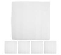 TEHAUX 5pcs Cuttable Polyethylene Foam Padding Sheets 12x12' White Cushioning Foam Pads for Packing, Shipping, and Home Storage Protection