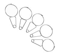 TEHAUX 5pcs Ear Reflexology Clip for Daily Acupressure Therapy at Home, Metal Ear Acupressure Therapy Tool for Natural Stress Reduction and Stimulating, Suitable for Family Members