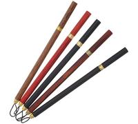 TEHAUX 5Pcs Everlasting Wooden Inkless Pencils Set with Red Sandalwood, Wenge, Black Technology Wood for Writing, Drawing, Reusable Pencils for School, Office, Architecture and