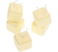TEHAUX 5pcs Hamster Molar Stones Chew for Small Pets Beige Mineral Substance Grinding Dental Calculus and Attracting Pet's Attention for Hamsters and Rabbits