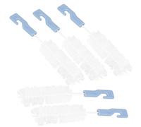 TEHAUX 5pcs Hearing Aid Cleaning Brush Small Tube Brush Comfortable to Hold Nylon and Plastic Material Portable Hearing Aid Maintenance Cleaning Accessories for Those Who Need