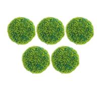 TEHAUX 5pcs Light Green Artificial Decorative Balls 1.4cm Plastic Sponge