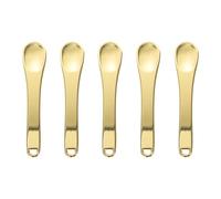 TEHAUX 5pcs Mini Face Cream Spoons Made of Zinc Alloy, Portable and Designed to Help Reduce Wrinkles, for Skincare and Eye Cream Application