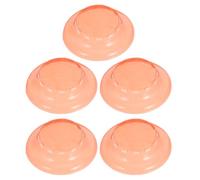 TEHAUX 5pcs Plastic Detector Protective Cover for Fire Detectors, Easy Installation and Removal, Blocks Dirt, Suitable for Fire Safety Management and Warehouses, Red Alarm Dust Cover