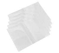 TEHAUX 5pcs PVC Passport Holder with Multiple Card Slots and Thickened Design, Waterproof and Sturdy Passport Cover for Travel and Study Protection